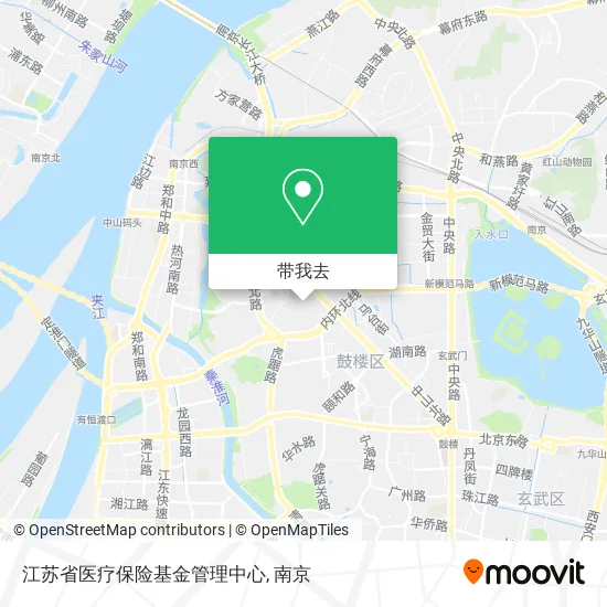 江苏省医疗保险基金管理中心地图