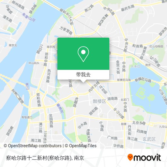 察哈尔路十二新村地图