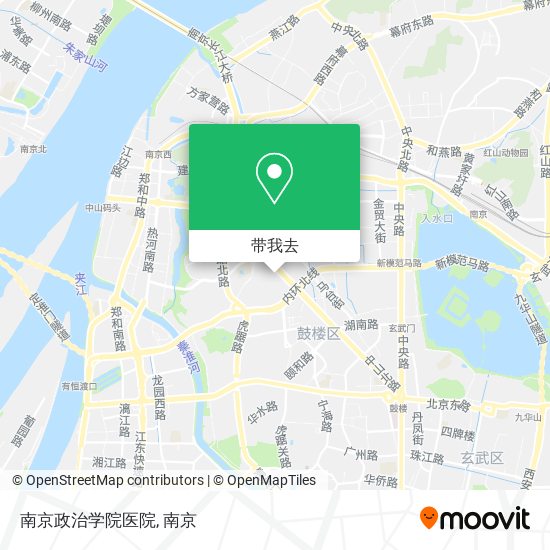 南京政治学院医院地图