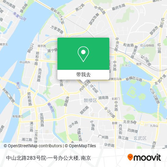 中山北路283号院-一号办公大楼地图