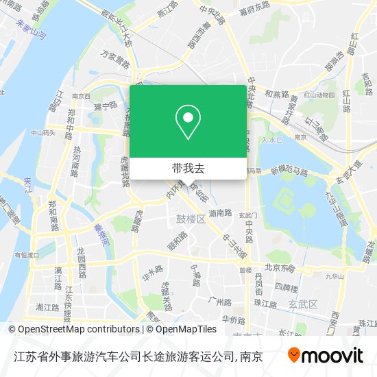 江苏省外事旅游汽车公司长途旅游客运公司地图