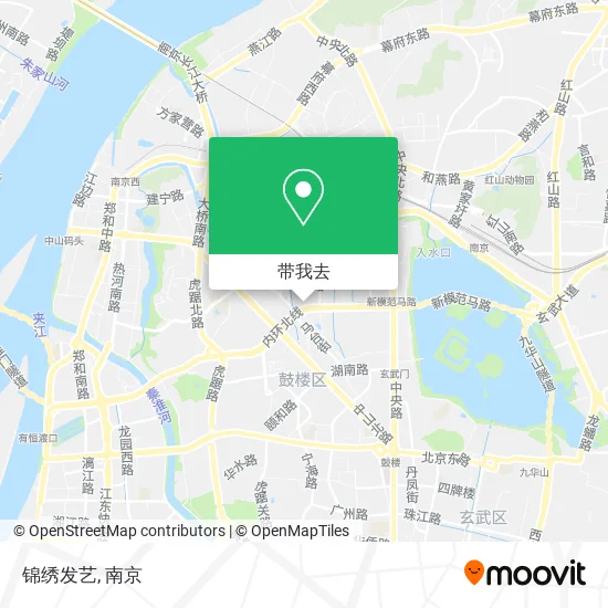 锦绣发艺地图