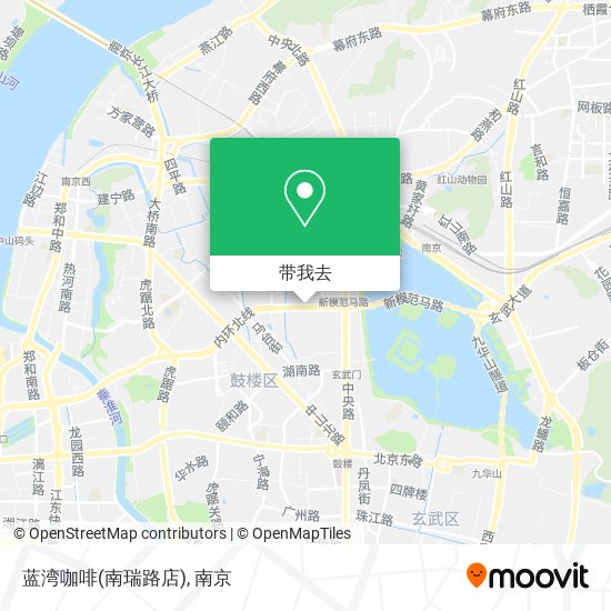 蓝湾咖啡(南瑞路店)地图