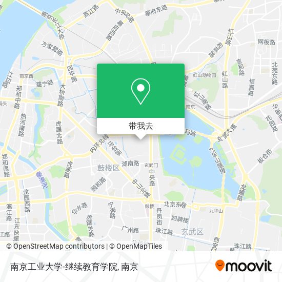 南京工业大学-继续教育学院地图