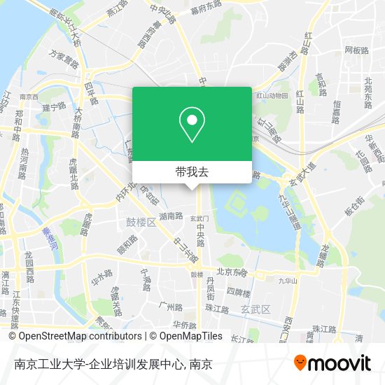 南京工业大学-企业培训发展中心地图