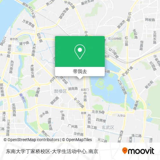 东南大学丁家桥校区-大学生活动中心地图