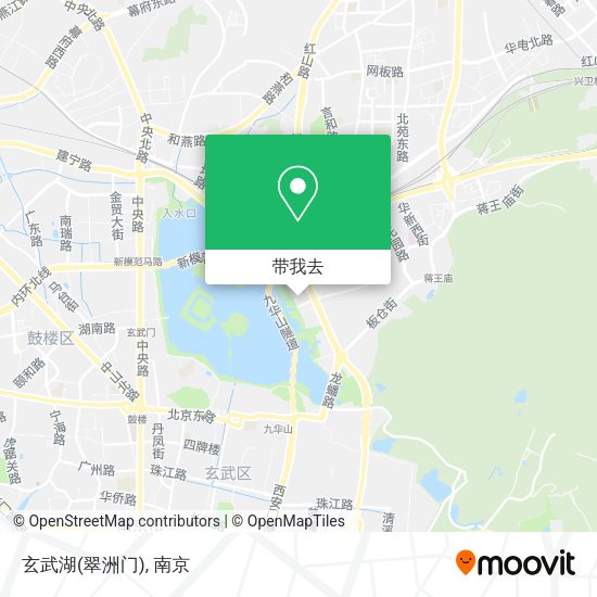 玄武湖(翠洲门)地图