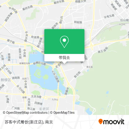 苏客中式餐饮(新庄店)地图