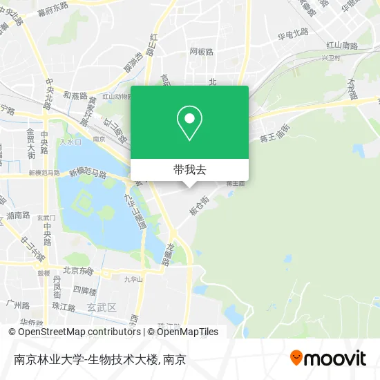 南京林业大学-生物技术大楼地图