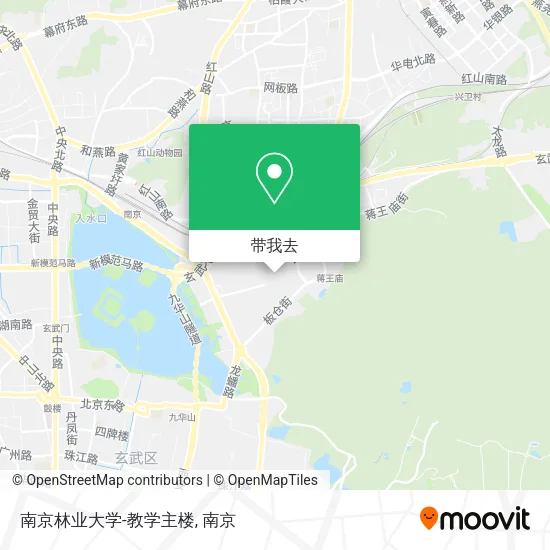 南京林业大学-教学主楼地图