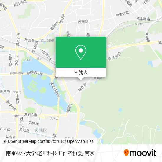 南京林业大学-老年科技工作者协会地图
