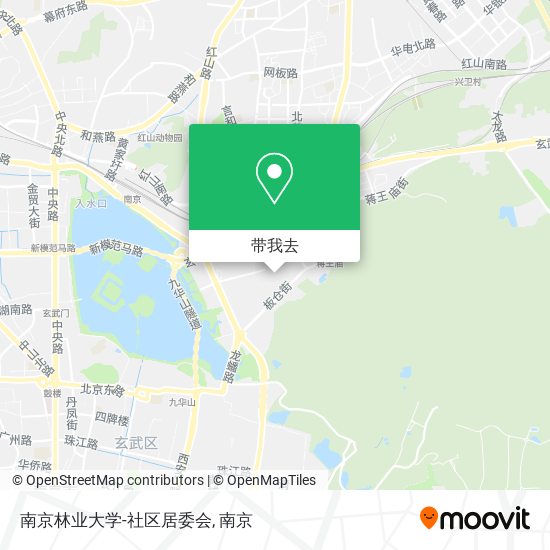 南京林业大学-社区居委会地图