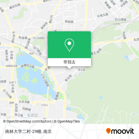 南林大学二村-29幢地图