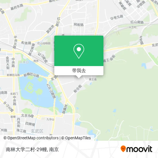 南林大学二村-29幢地图