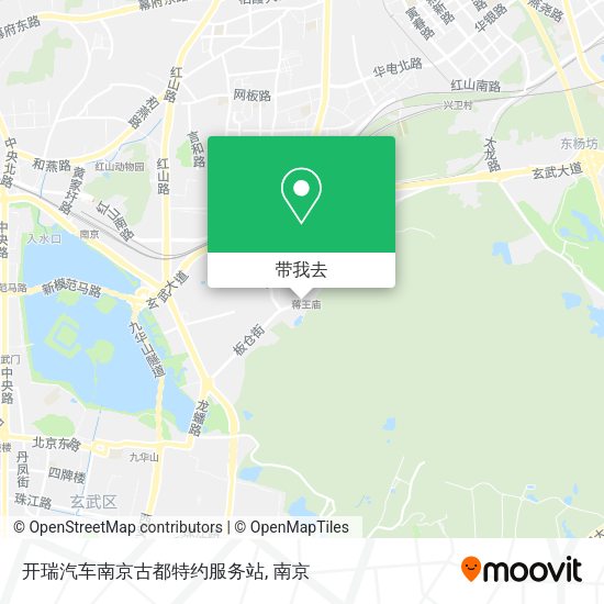 开瑞汽车南京古都特约服务站地图