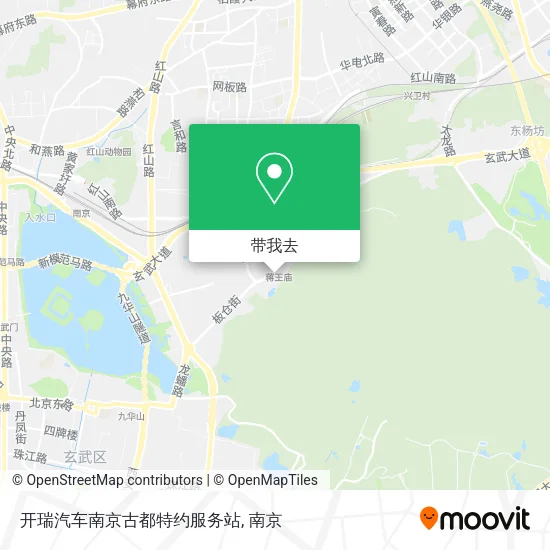 开瑞汽车南京古都特约服务站地图