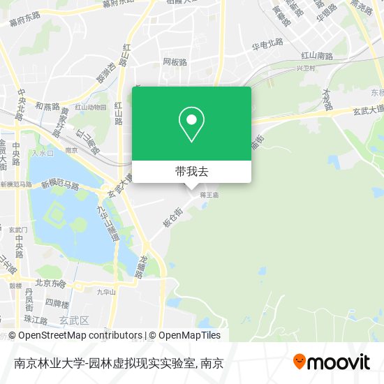 南京林业大学-园林虚拟现实实验室地图