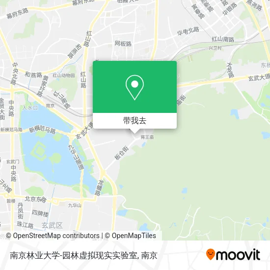 南京林业大学-园林虚拟现实实验室地图