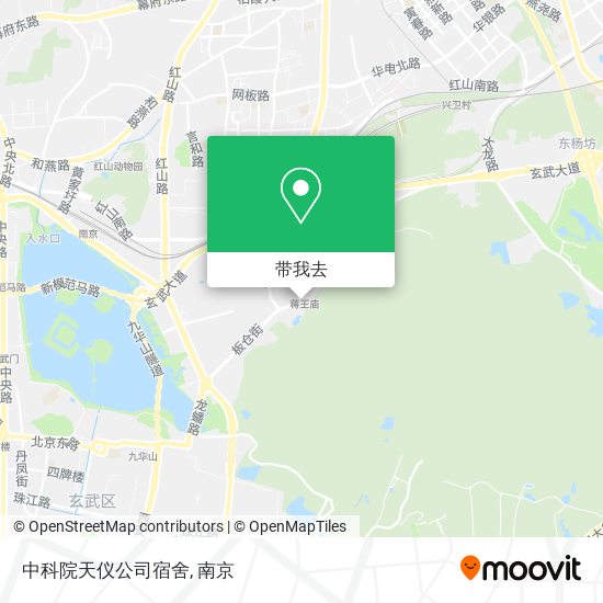 中科院天仪公司宿舍地图