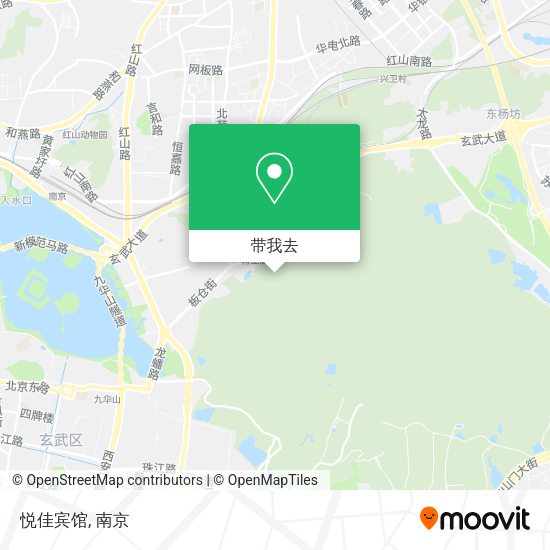 悦佳宾馆地图