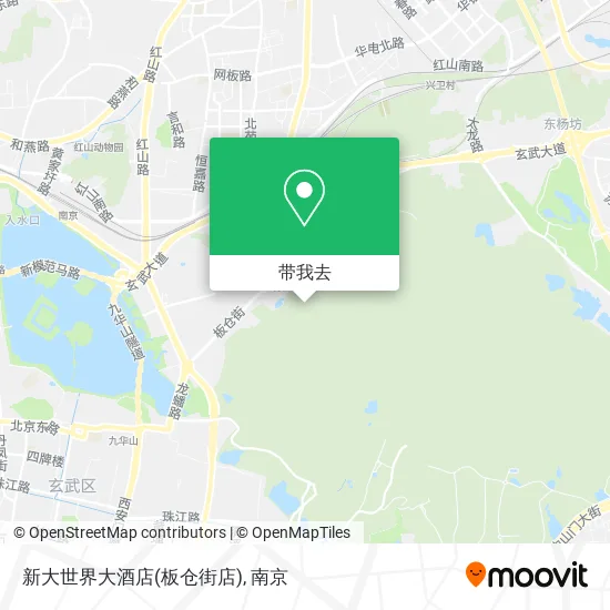 新大世界大酒店(板仓街店)地图