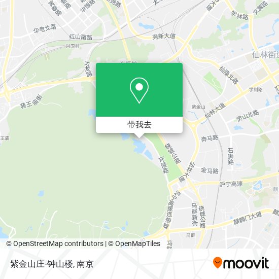 紫金山庄-钟山楼地图