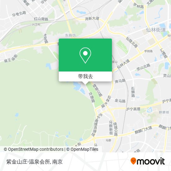 紫金山庄-温泉会所地图