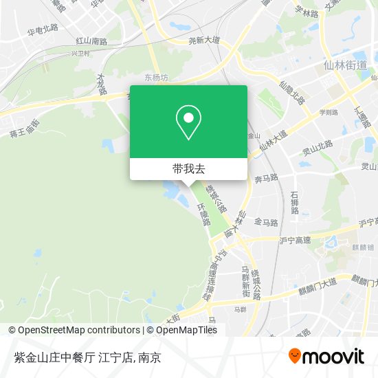 紫金山庄中餐厅 江宁店地图
