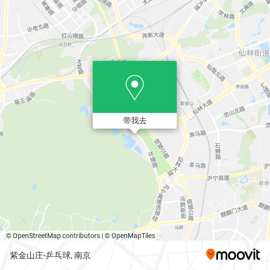 紫金山庄-乒乓球地图