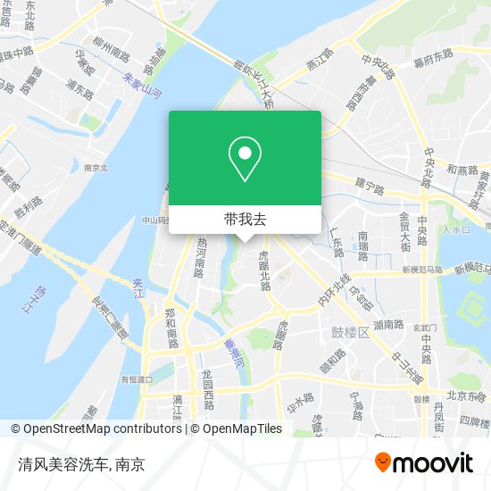 清风美容洗车地图