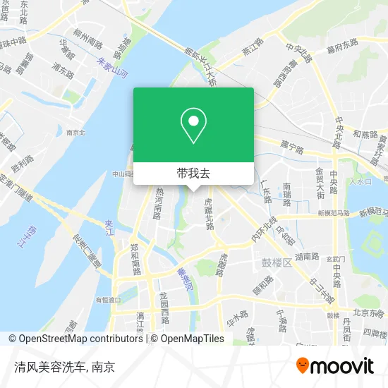 清风美容洗车地图
