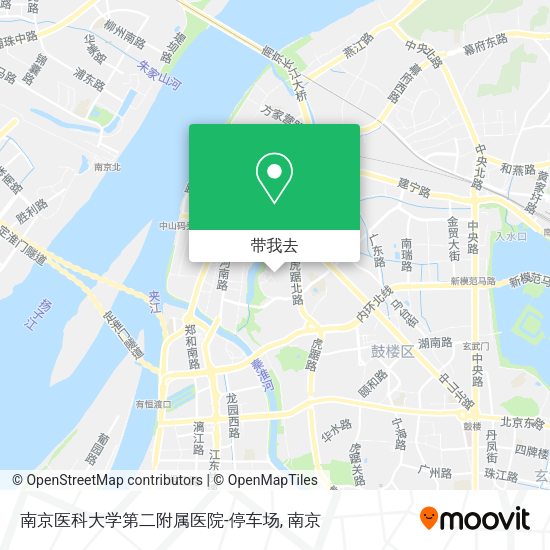 南京医科大学第二附属医院-停车场地图