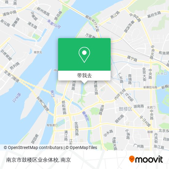 南京市鼓楼区业余体校地图