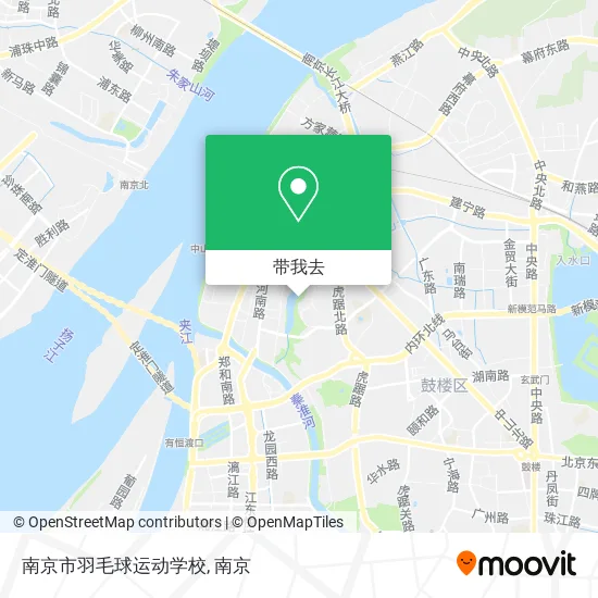 南京市羽毛球运动学校地图