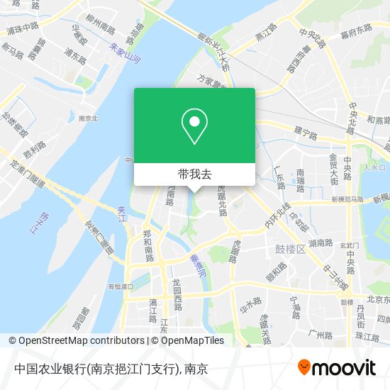 中国农业银行(南京挹江门支行)地图