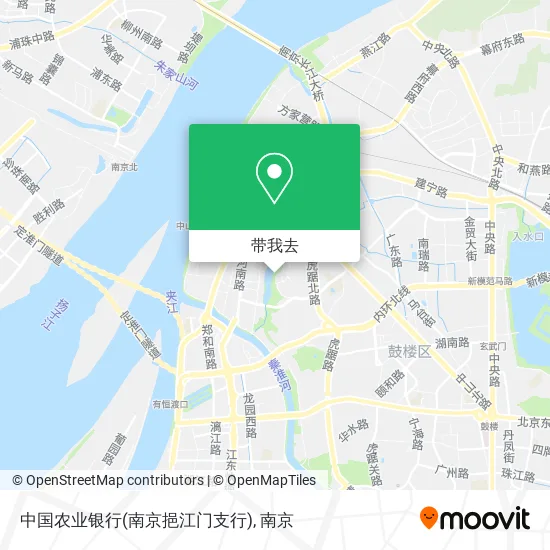 中国农业银行(南京挹江门支行)地图