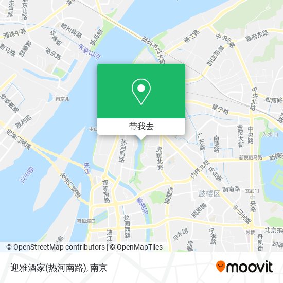 迎雅酒家(热河南路)地图