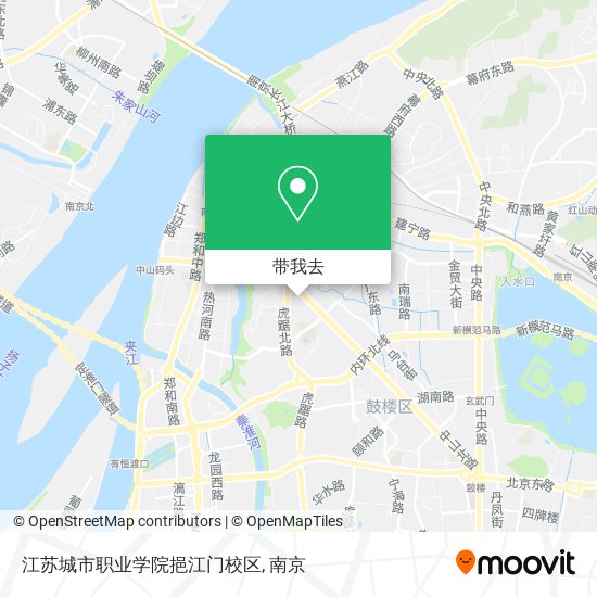 江苏城市职业学院挹江门校区地图