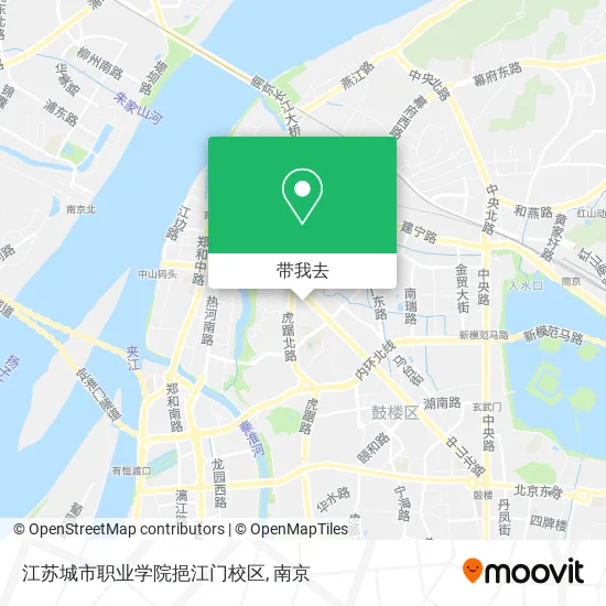江苏城市职业学院挹江门校区地图