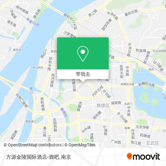方源金陵国际酒店-酒吧地图