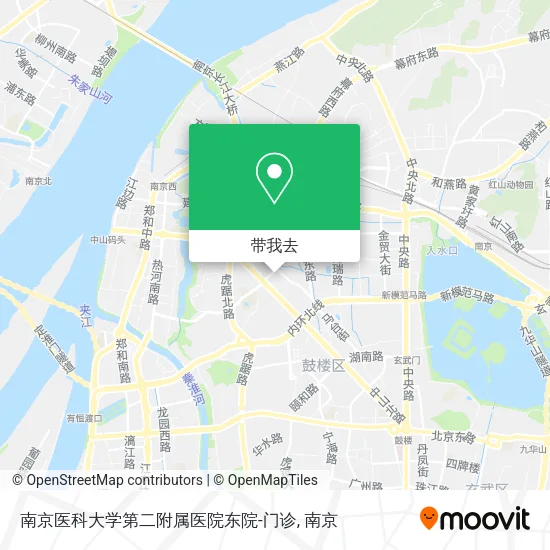南京医科大学第二附属医院东院-门诊地图