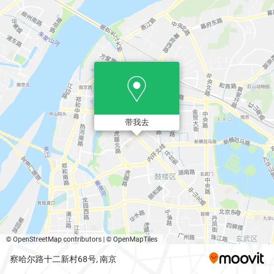 察哈尔路十二新村68号地图