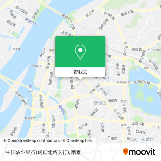 中国农业银行(虎踞北路支行)地图