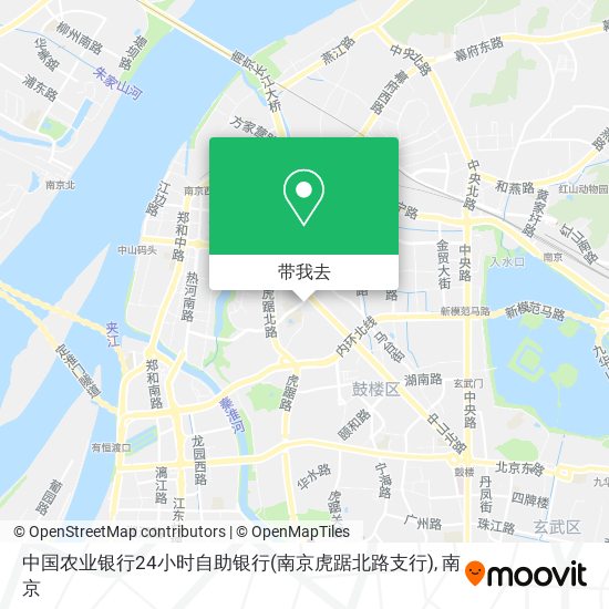 中国农业银行24小时自助银行(南京虎踞北路支行)地图