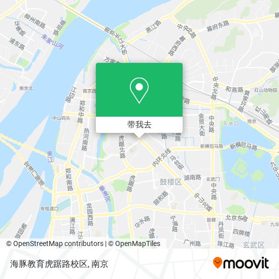 海豚教育虎踞路校区地图
