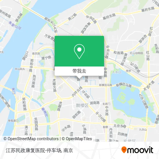 江苏民政康复医院-停车场地图
