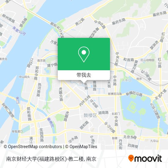 南京财经大学(福建路校区)-教二楼地图