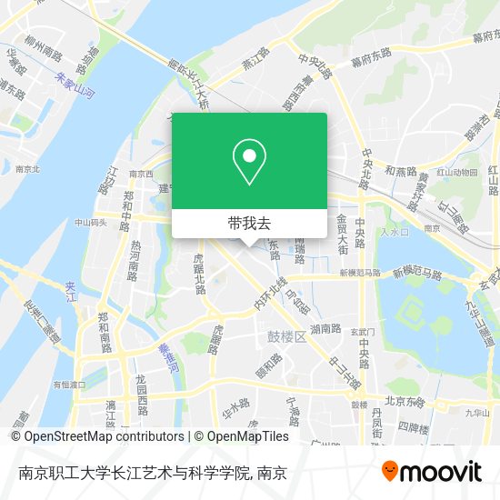 南京职工大学长江艺术与科学学院地图
