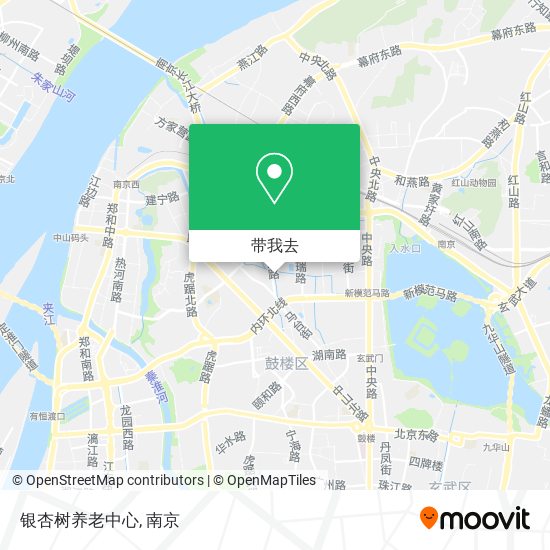 银杏树养老中心地图