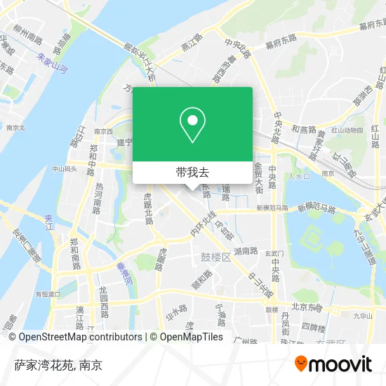 萨家湾花苑地图